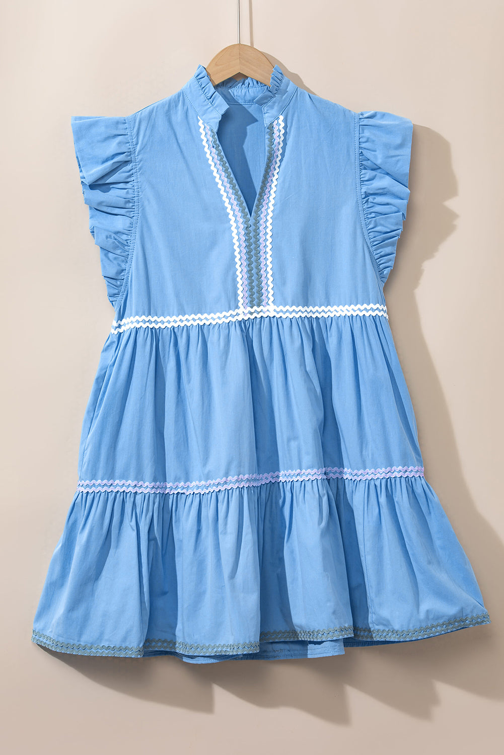 Beau Blue Ric Rac Dress