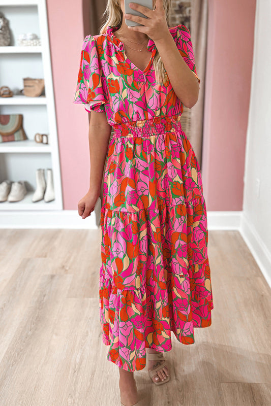 Rose Floral Maxi