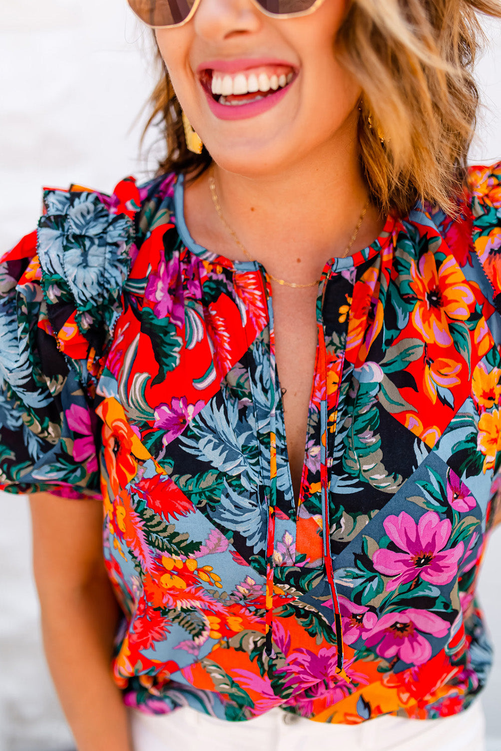 Multicolour Floral Blouse