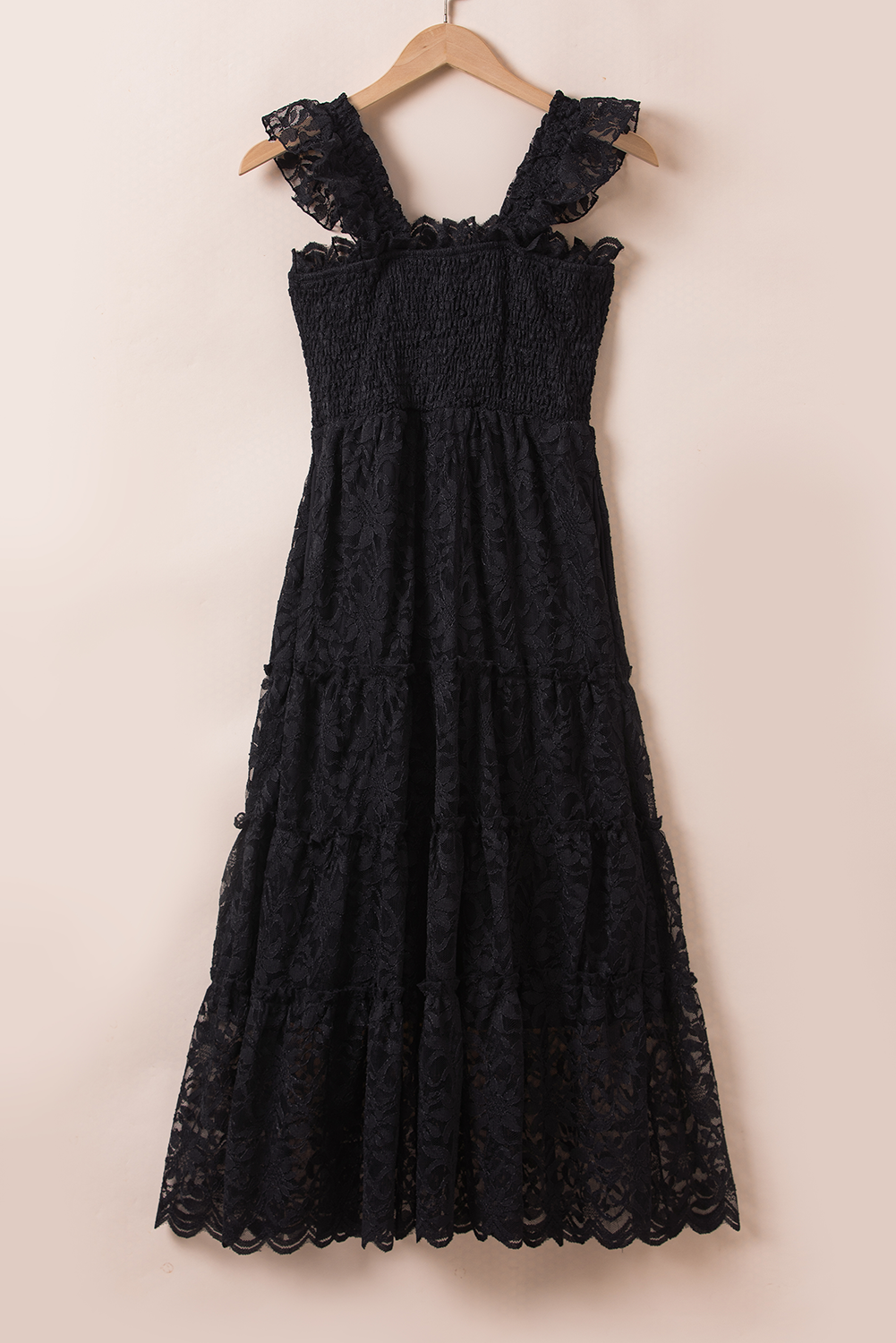 Black Lace Sleeveless Dress