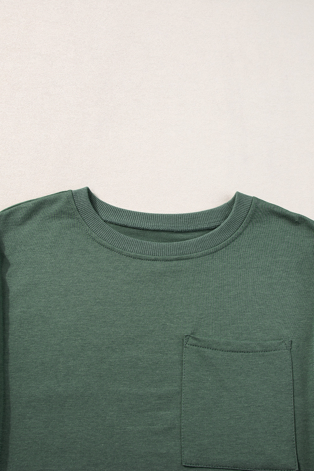 Laurel Green Exposed Seam Tee