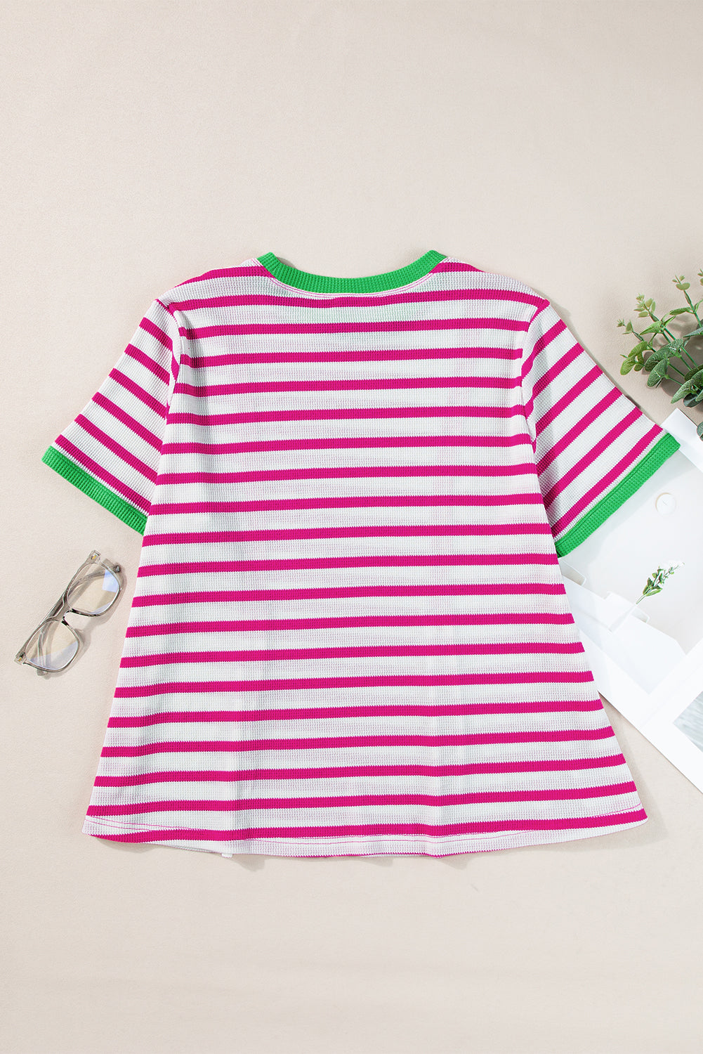 Rose Stripe Top