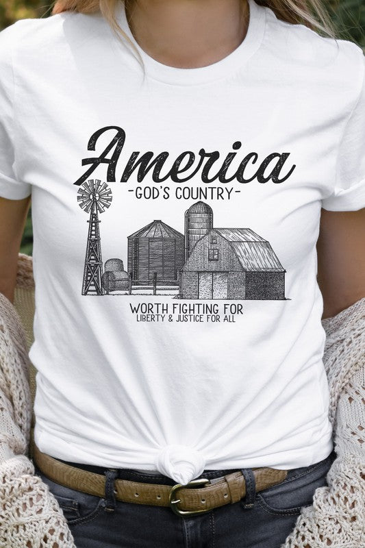 America Gods Country Graphic Tee