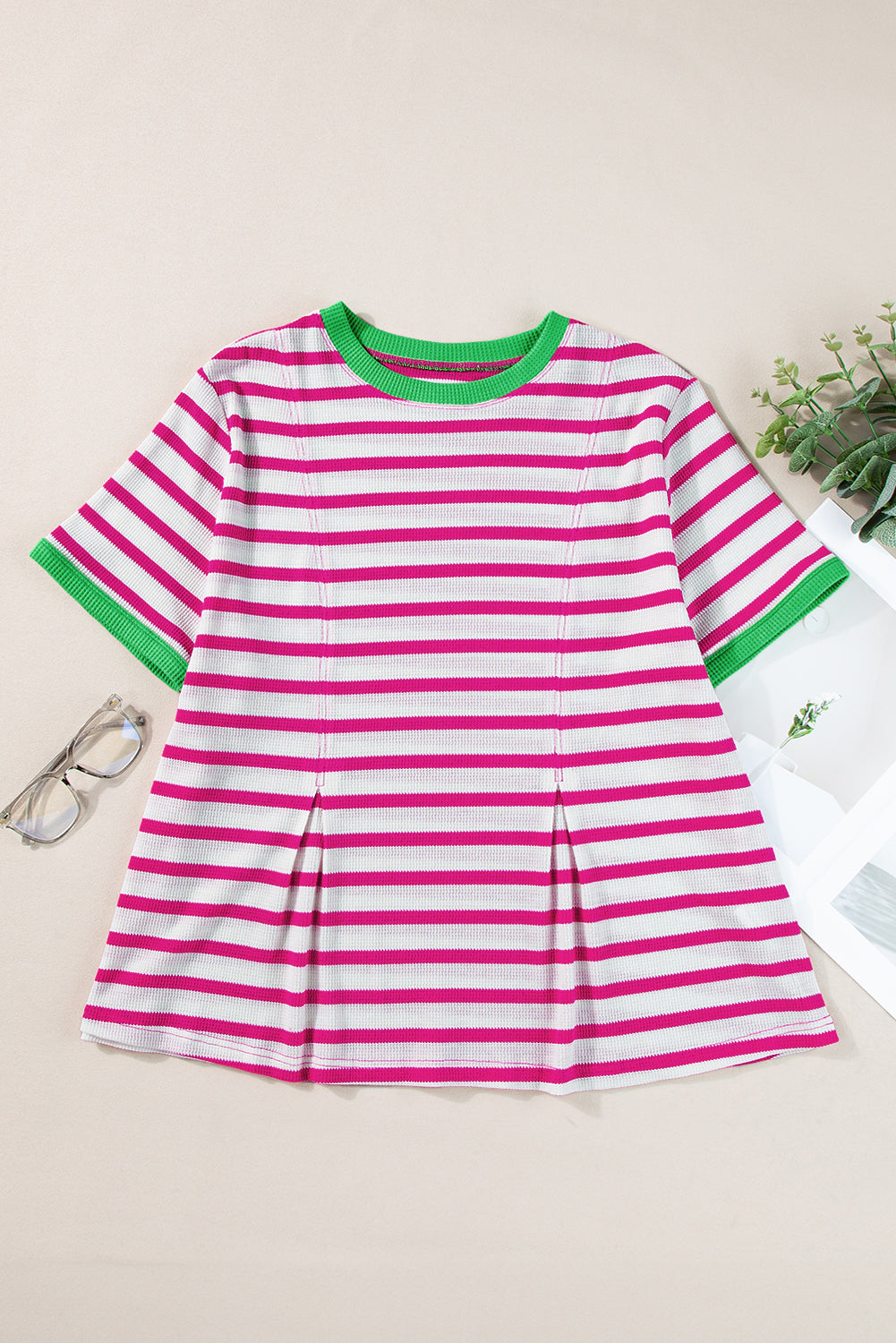 Rose Stripe Top