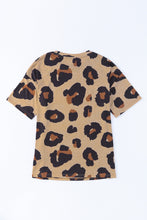 Load image into Gallery viewer, Boyfriend Leopard Print Loose T Shirt
