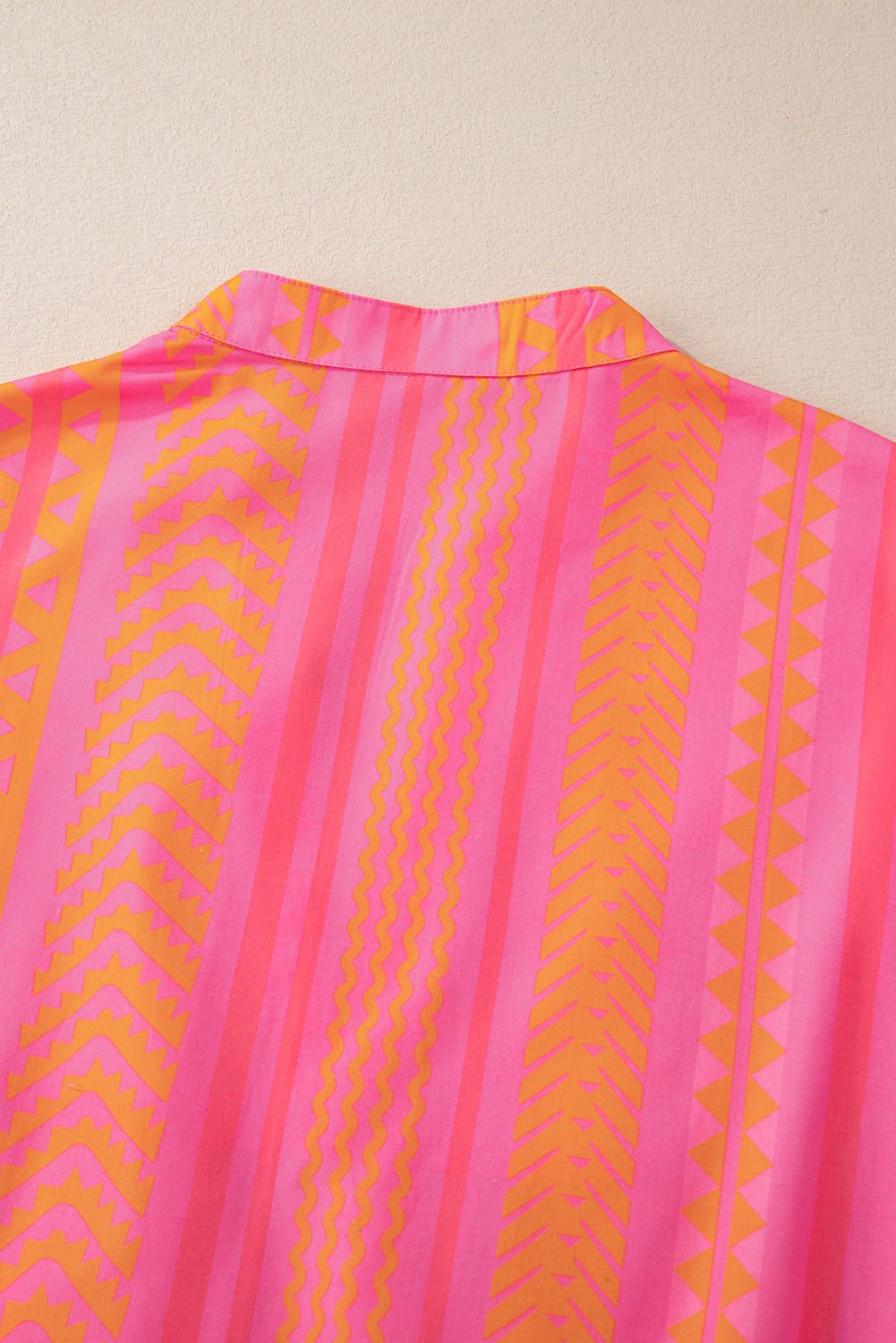 Vitality Orange Plus Size Blouse