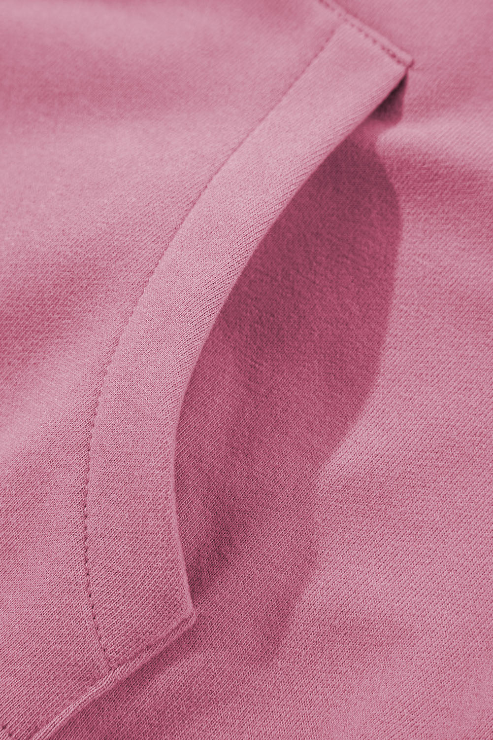 Flamingo Fleece Lined  Sleeve Sweatshirt