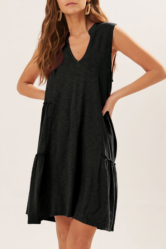 Black Tiered Dress