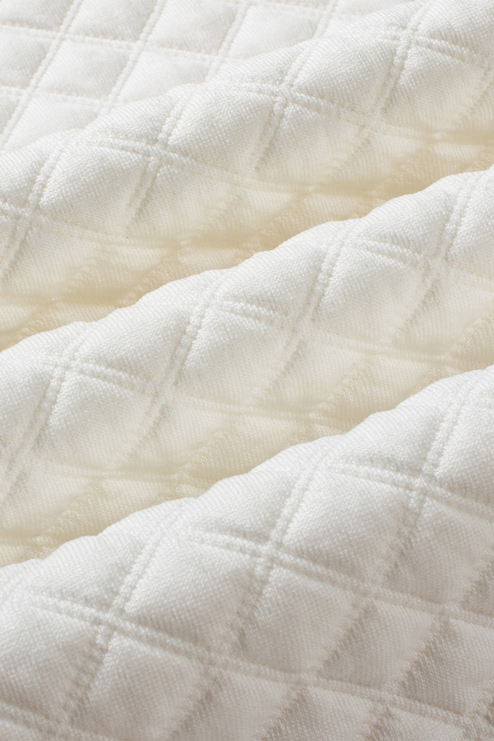 White Quilted Lounge Set