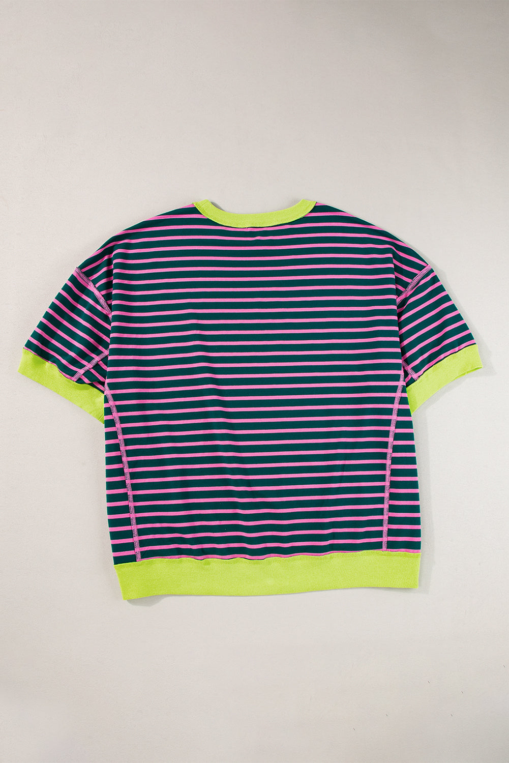 Green Stripe Oversized Tee