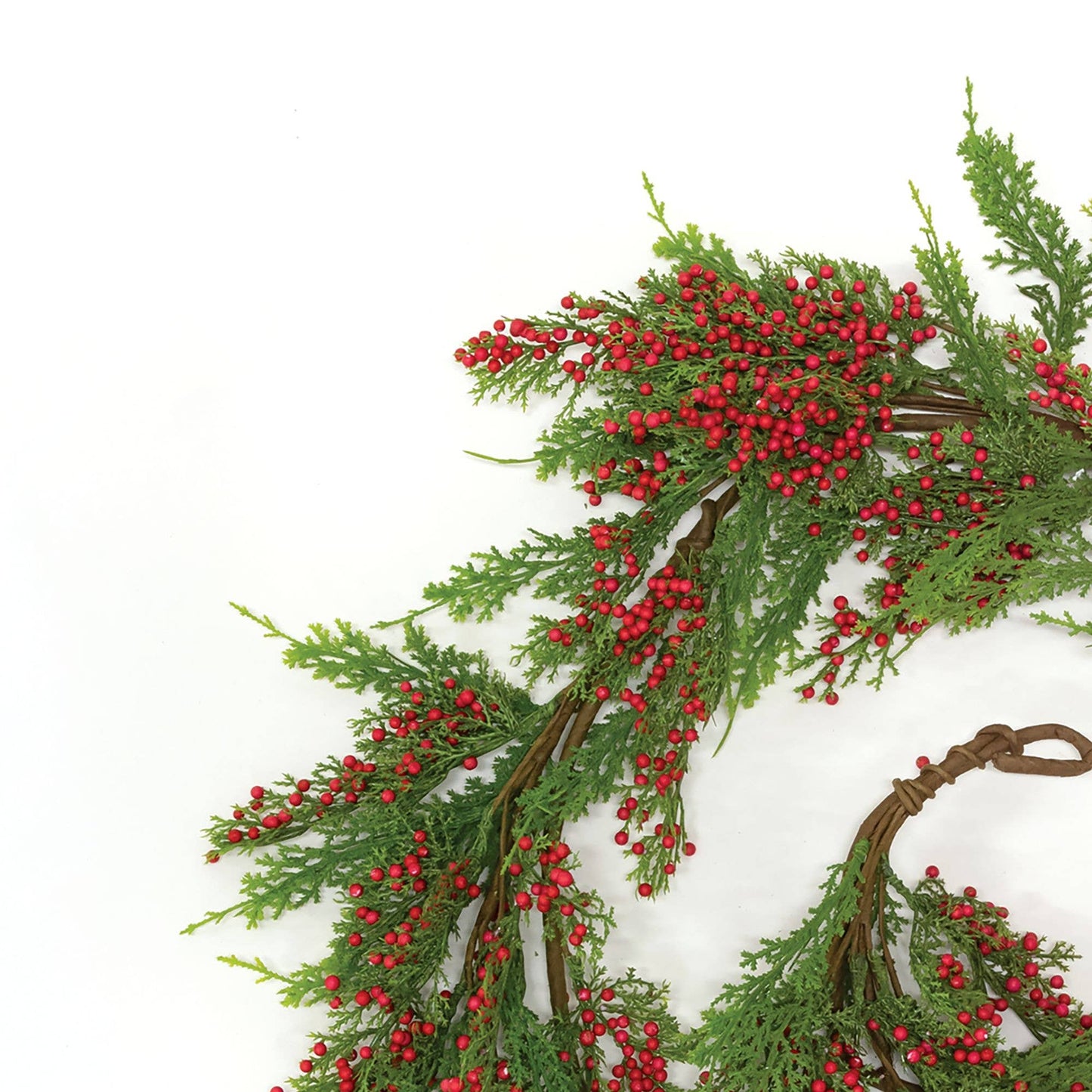 Merry Red Berries & Cedar Garland, 5ft