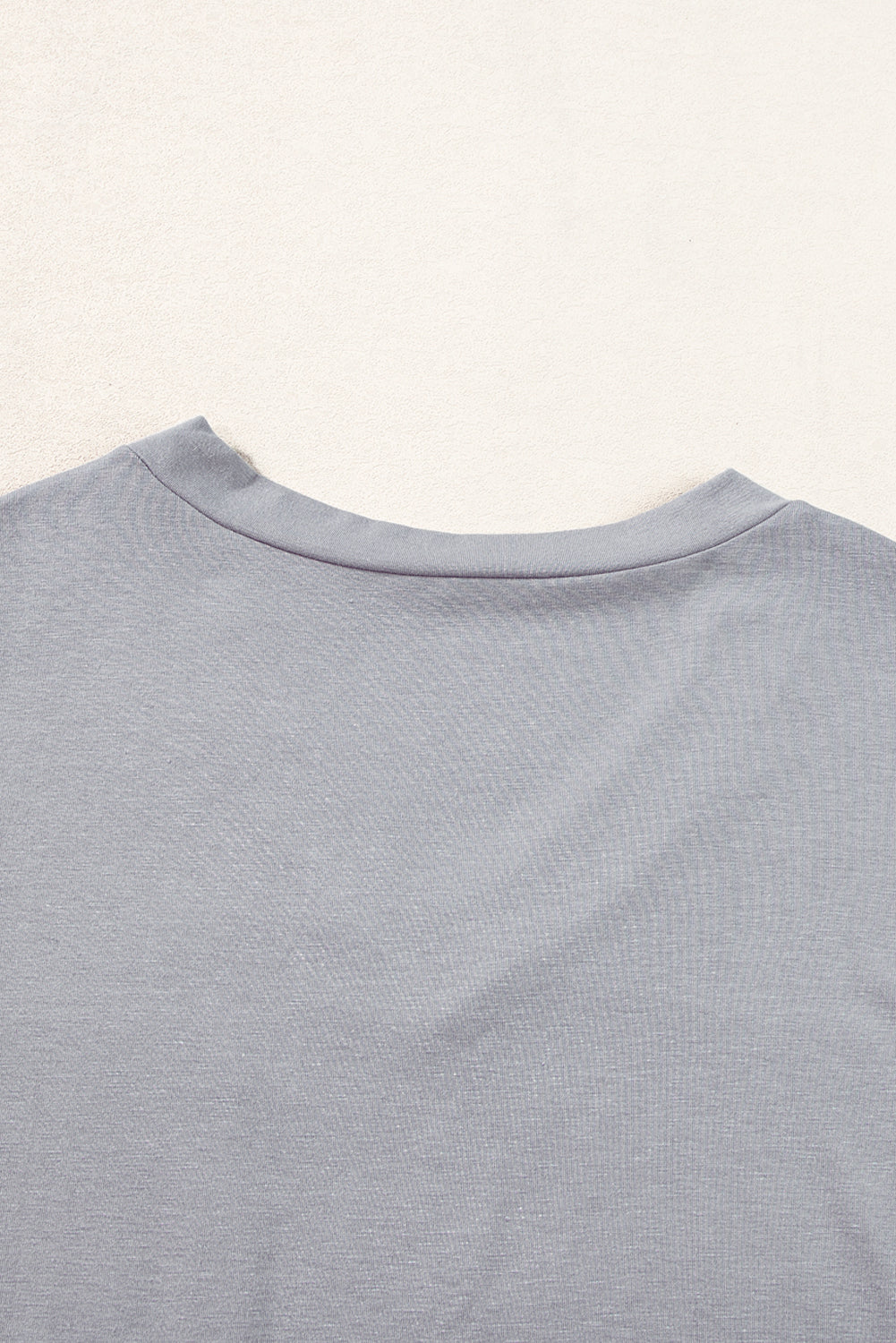 Medium Grey Rounded Hem Tee