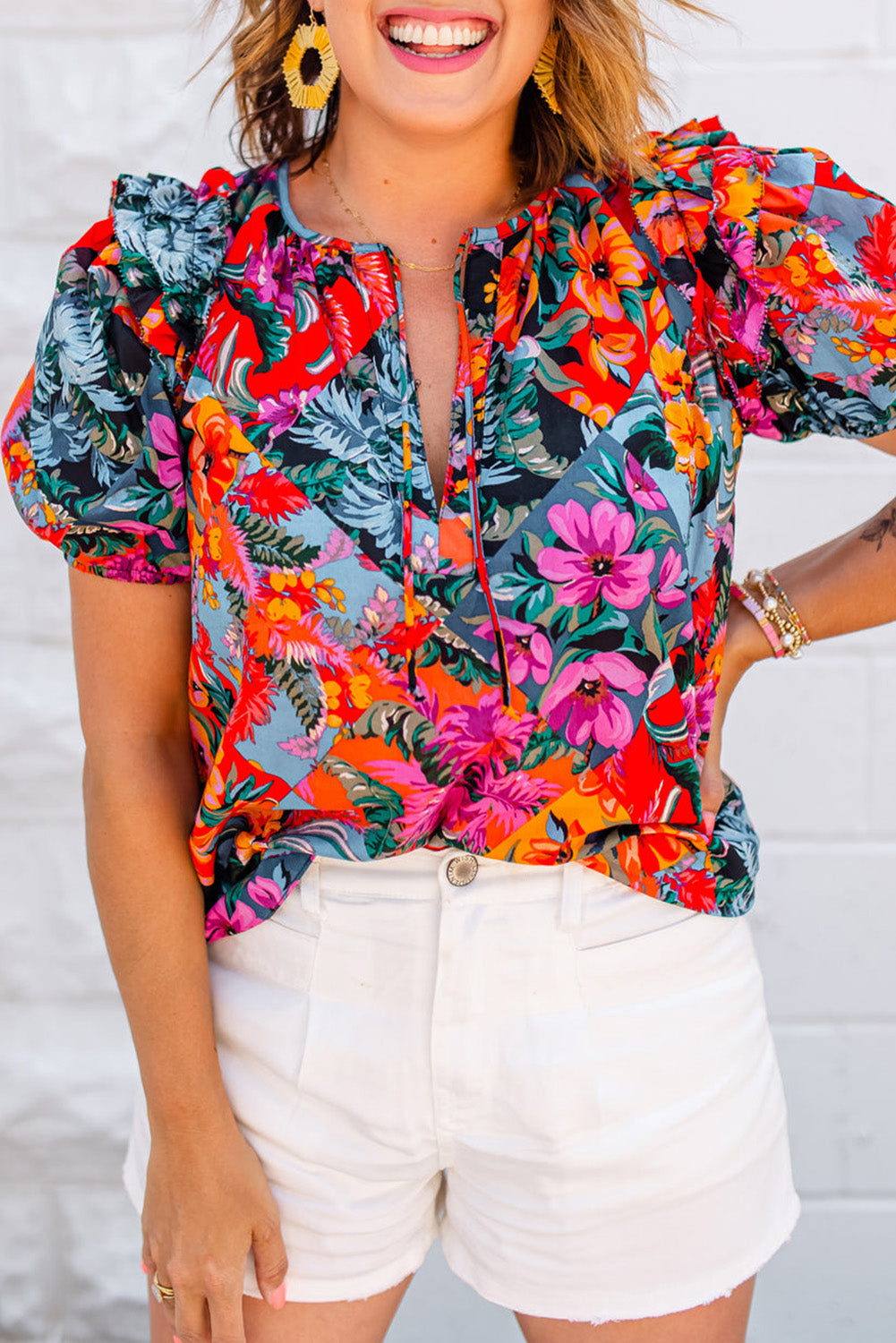 Multicolour Floral Blouse