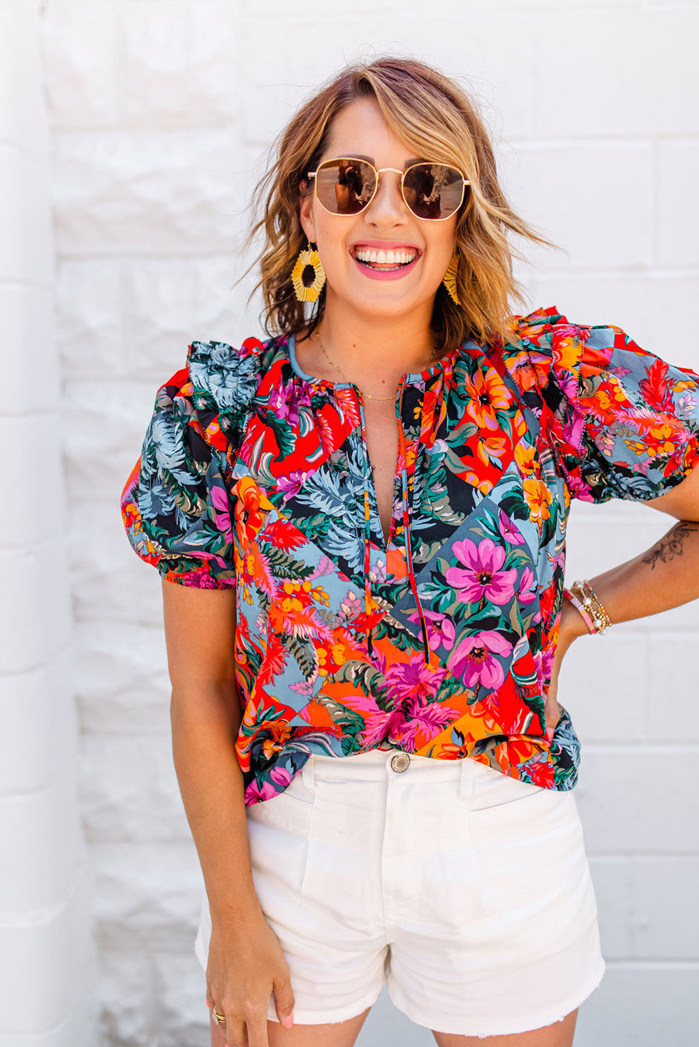 Multicolour Floral Blouse