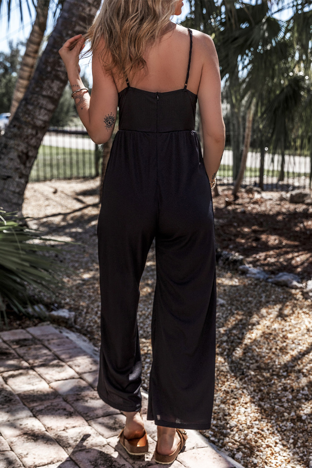 Black Wide Leg Jumpsuit