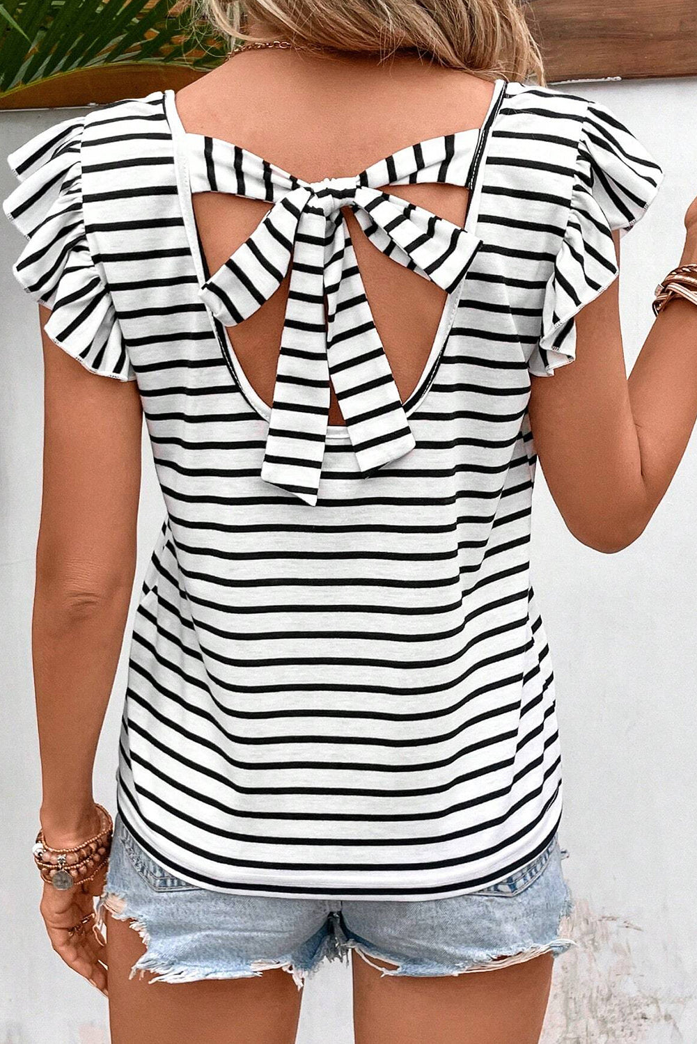 Striped Butterfly Tee