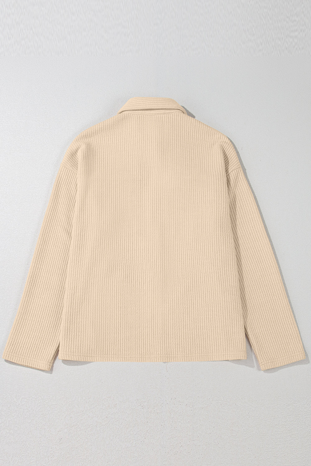 Apricot Color Corduroy Shacket