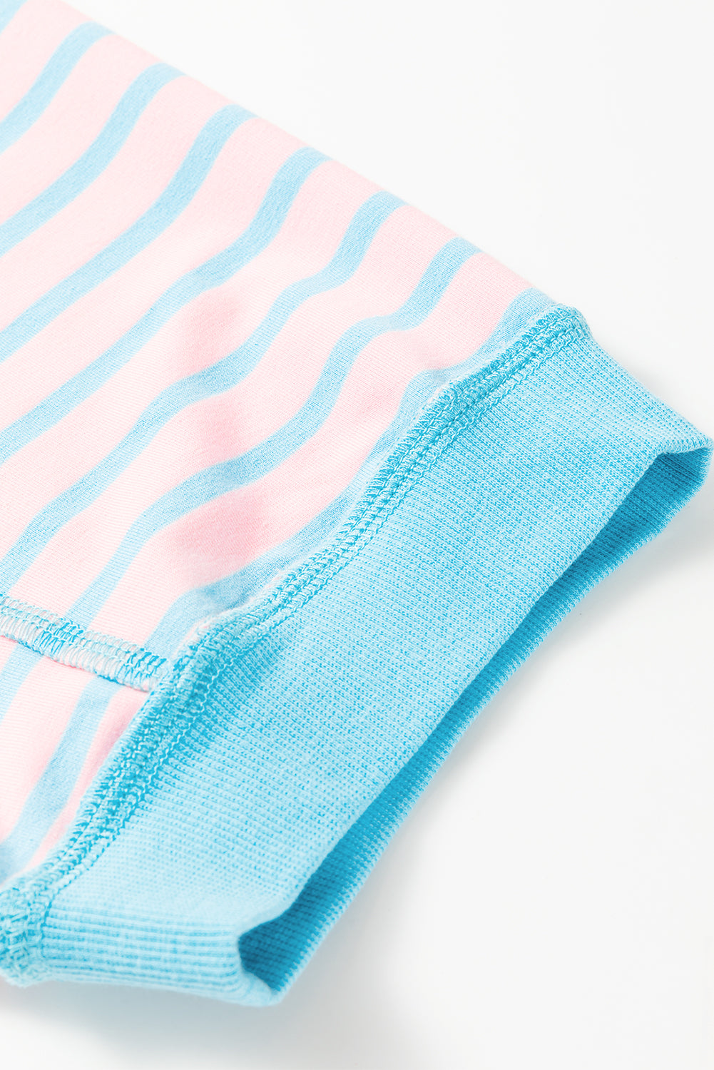 Pink Stripe Oversized Tee