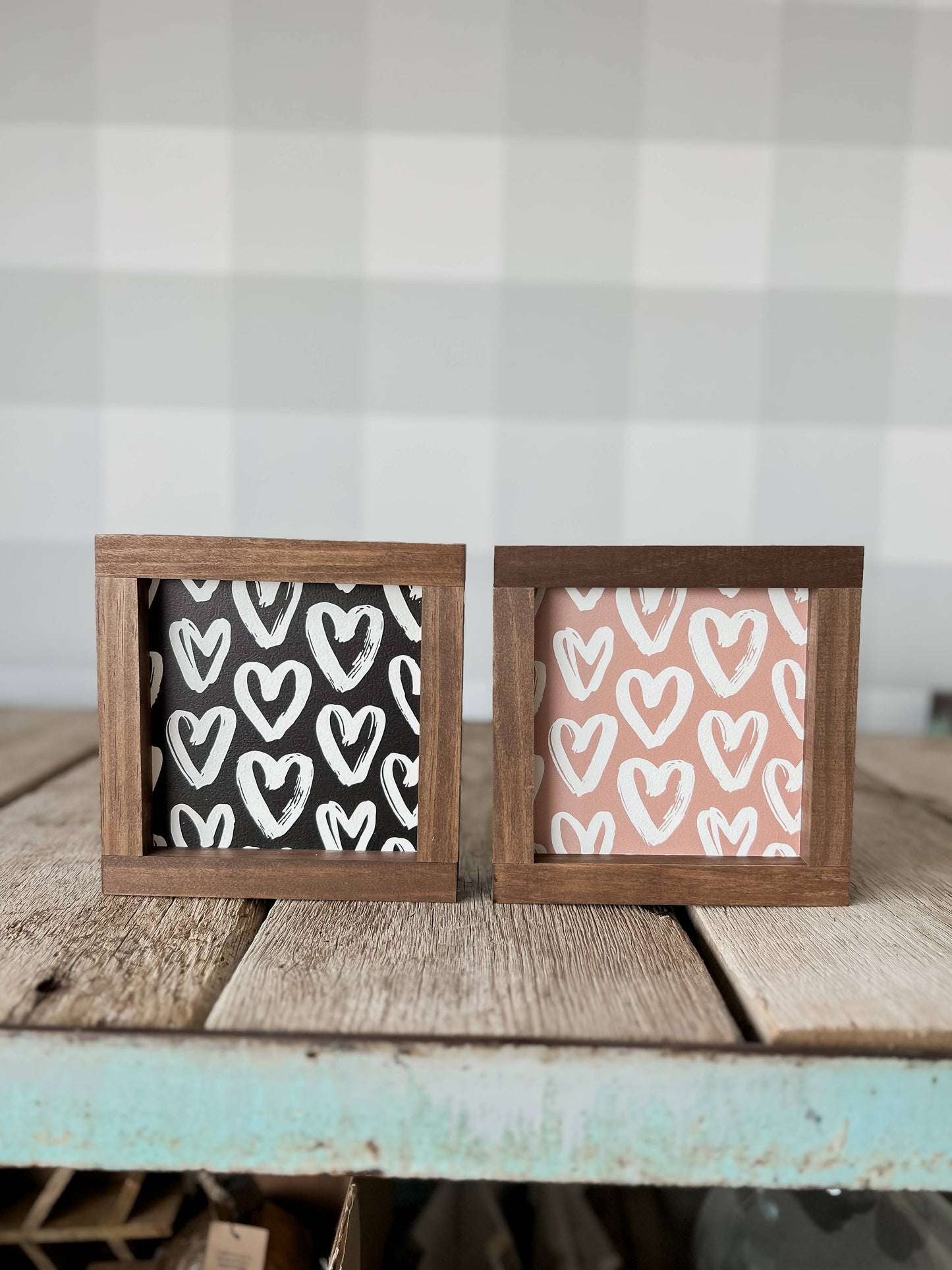 Valentine's Pattern #3 | Valentine's Day Wood Sign