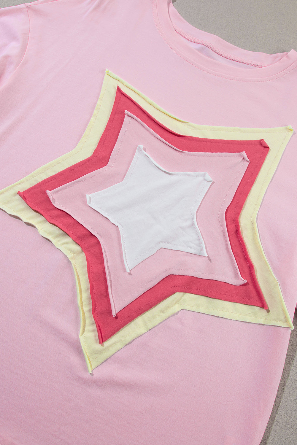 Light Pink Star Tee