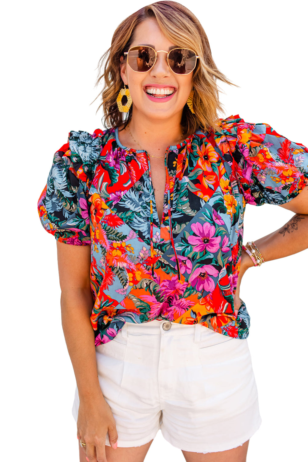 Multicolour Floral Blouse