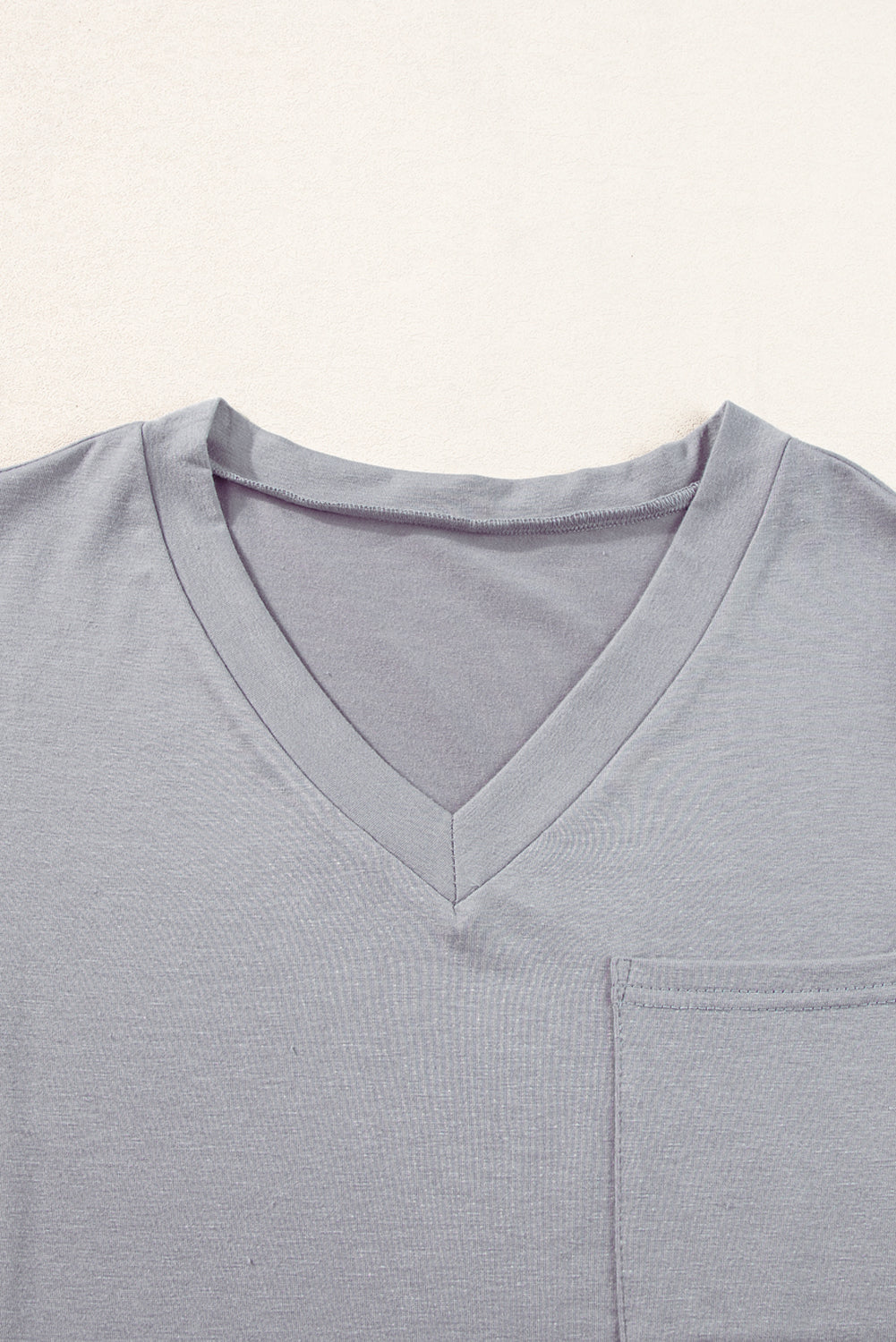 Medium Grey Rounded Hem Tee