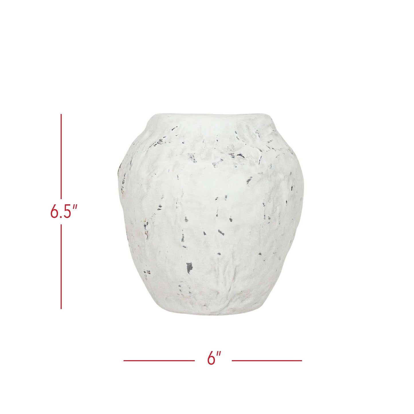 Ambrosine Vase White