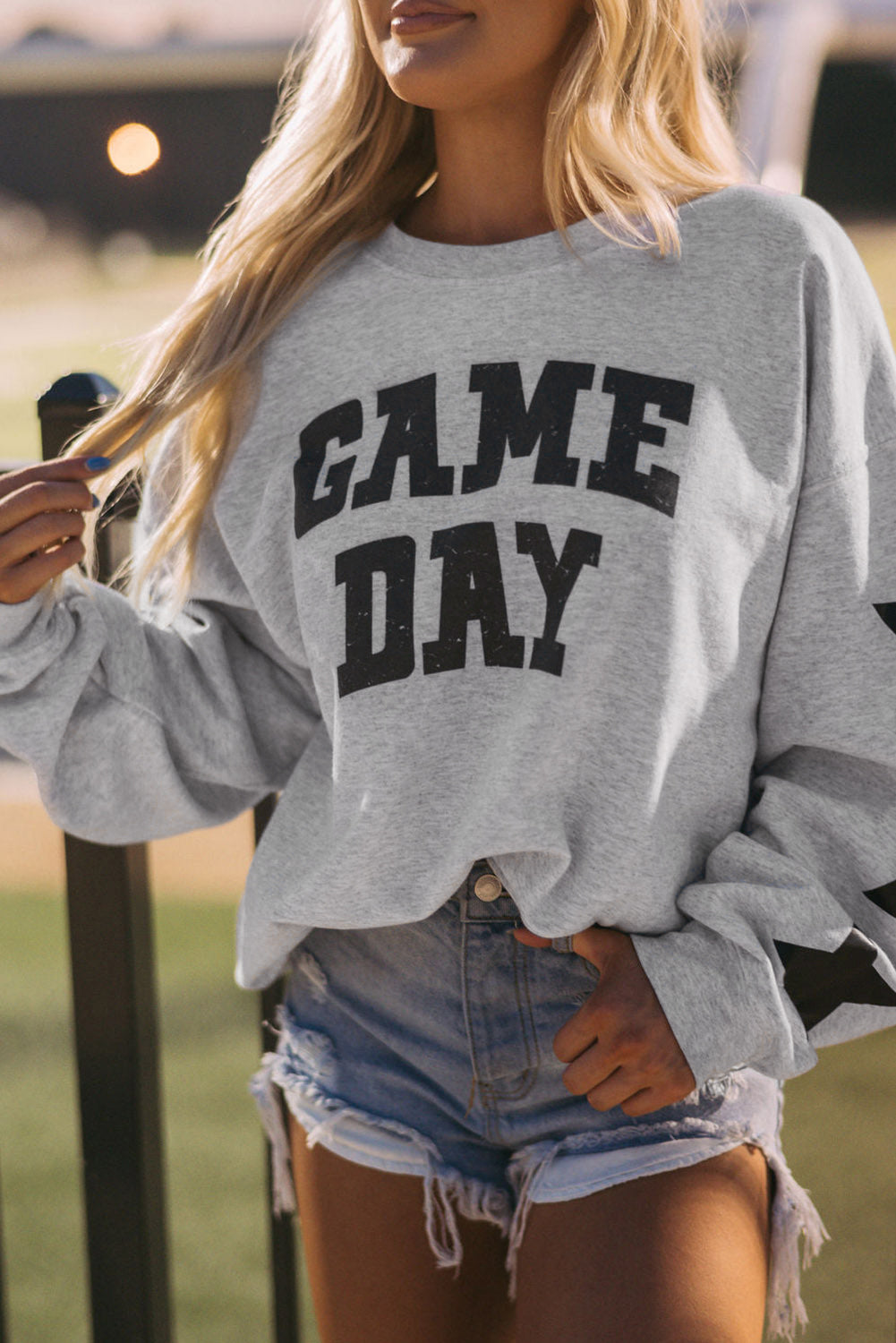 Black Game Day  Season Sweatshirt