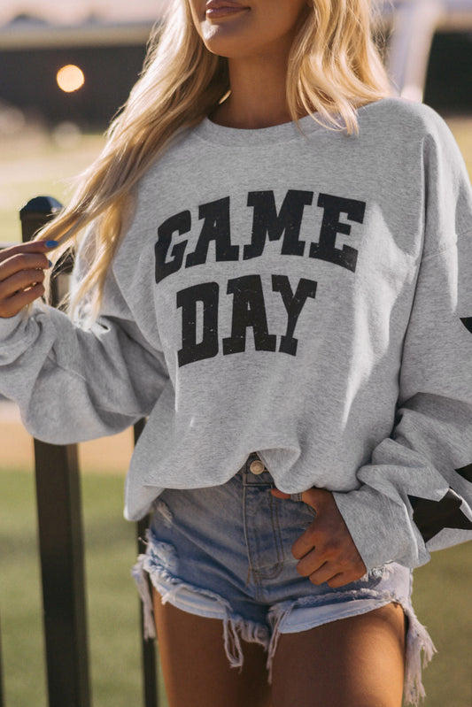 Black Game Day  Season Sweatshirt