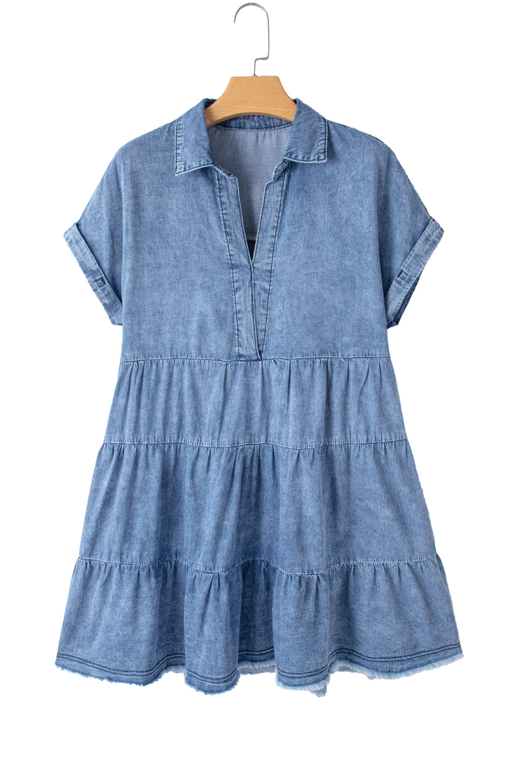 Sky Blue Denim Dress