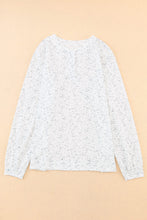 Load image into Gallery viewer, Gray Slouchy Heather Rib Knit Long Sleeve Henley Top
