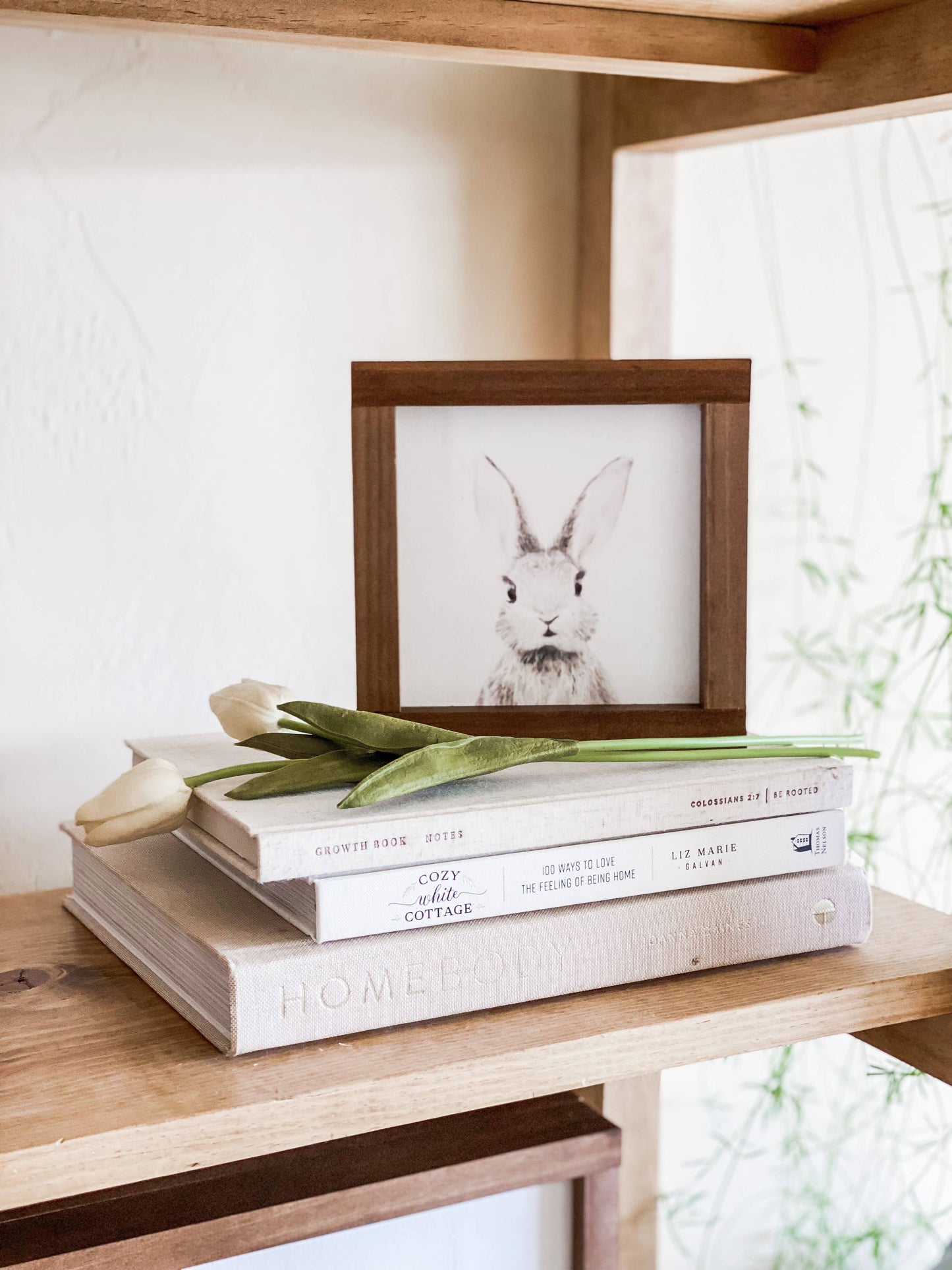 Watercolor Bunny | Spring Easter Wood Sign