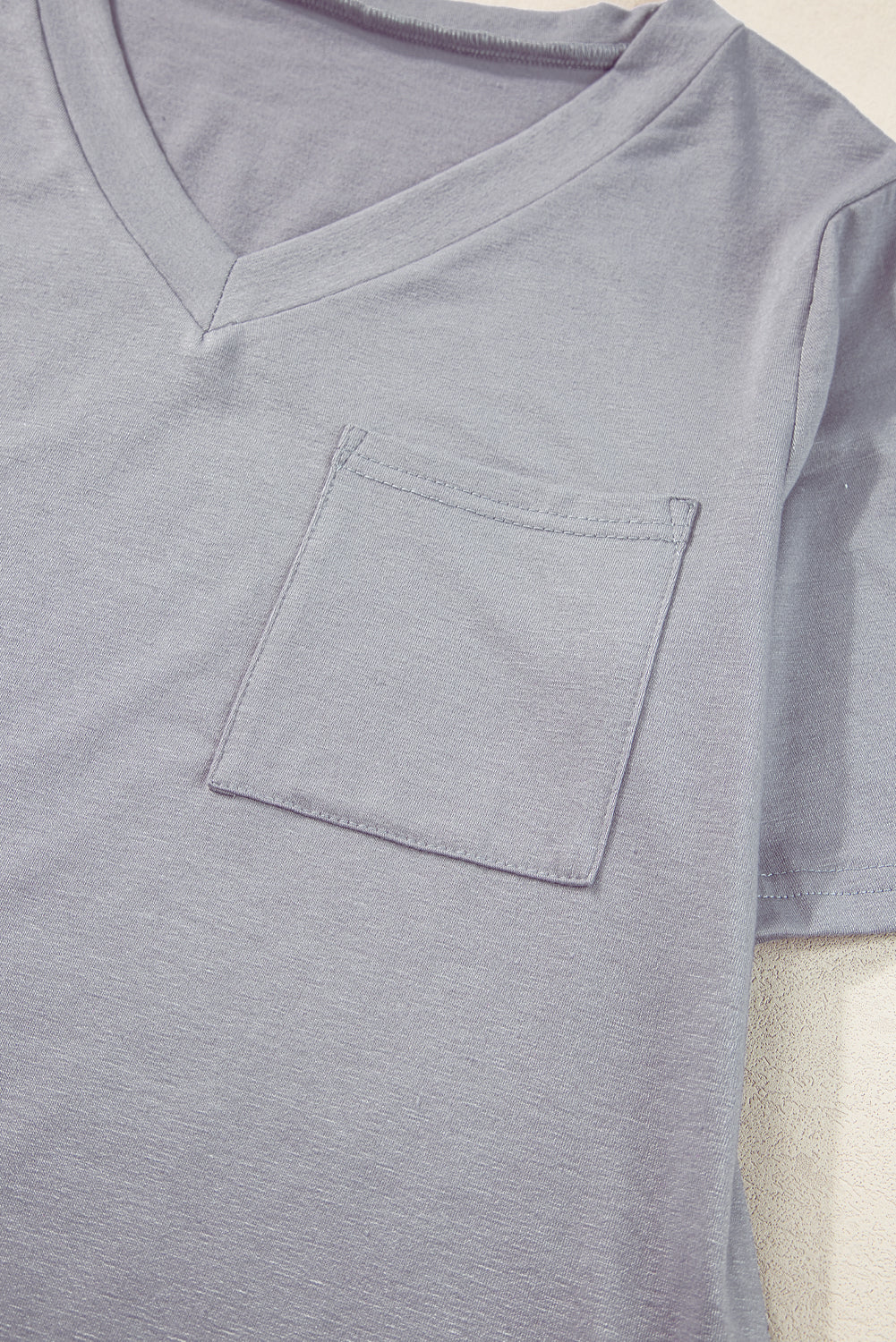 Medium Grey Rounded Hem Tee