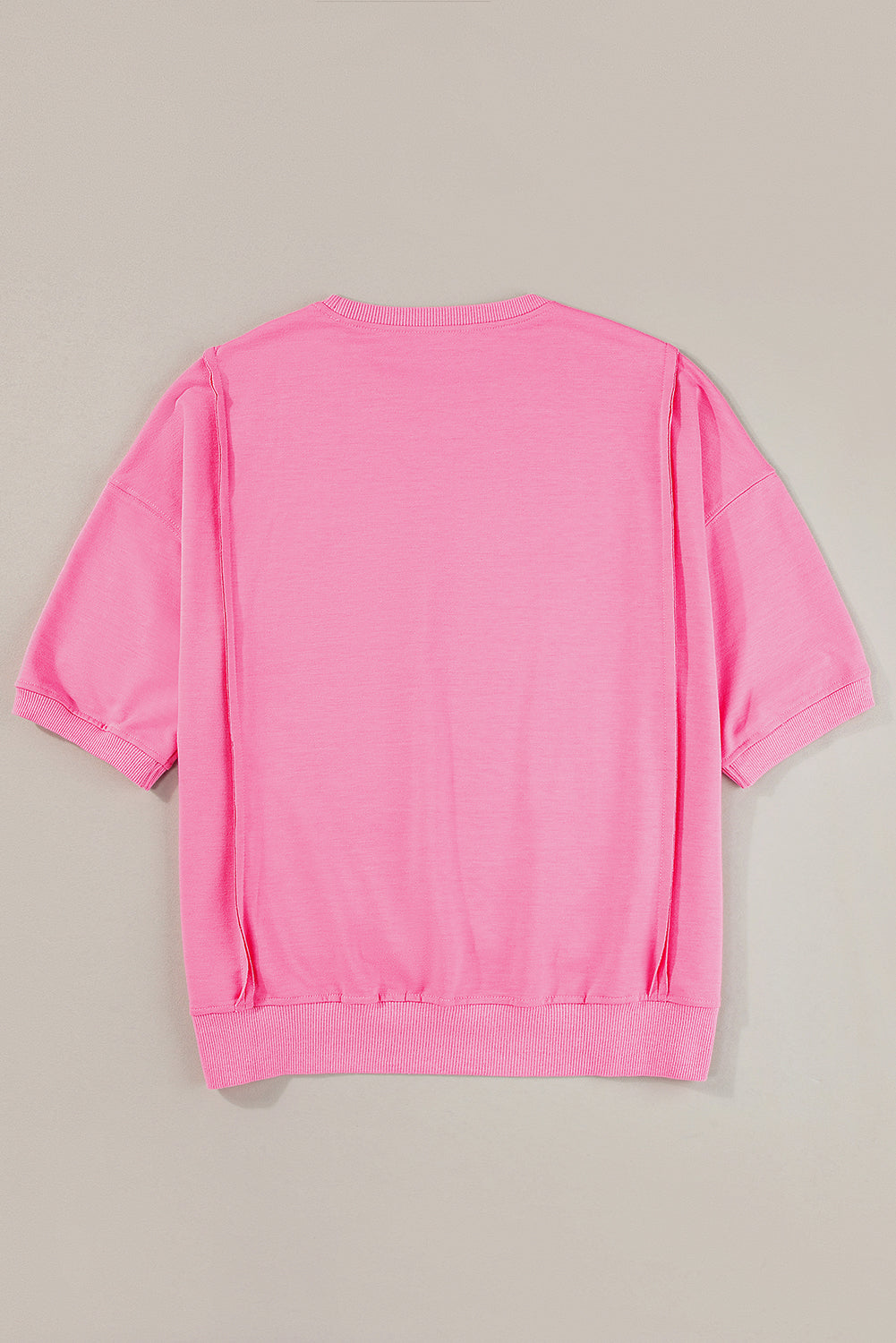 Bonbon Exposed Seam Loose Tee