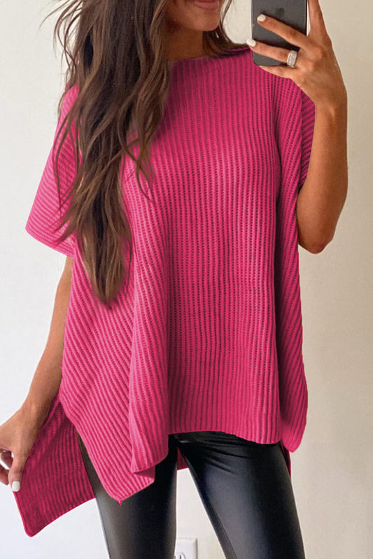 Rose Red Oversized Sweater