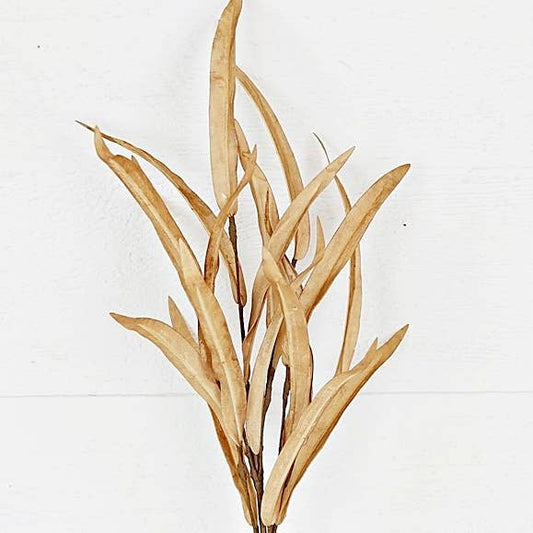 29565- 18in Pick-Foam Willow Leaves-Beige-