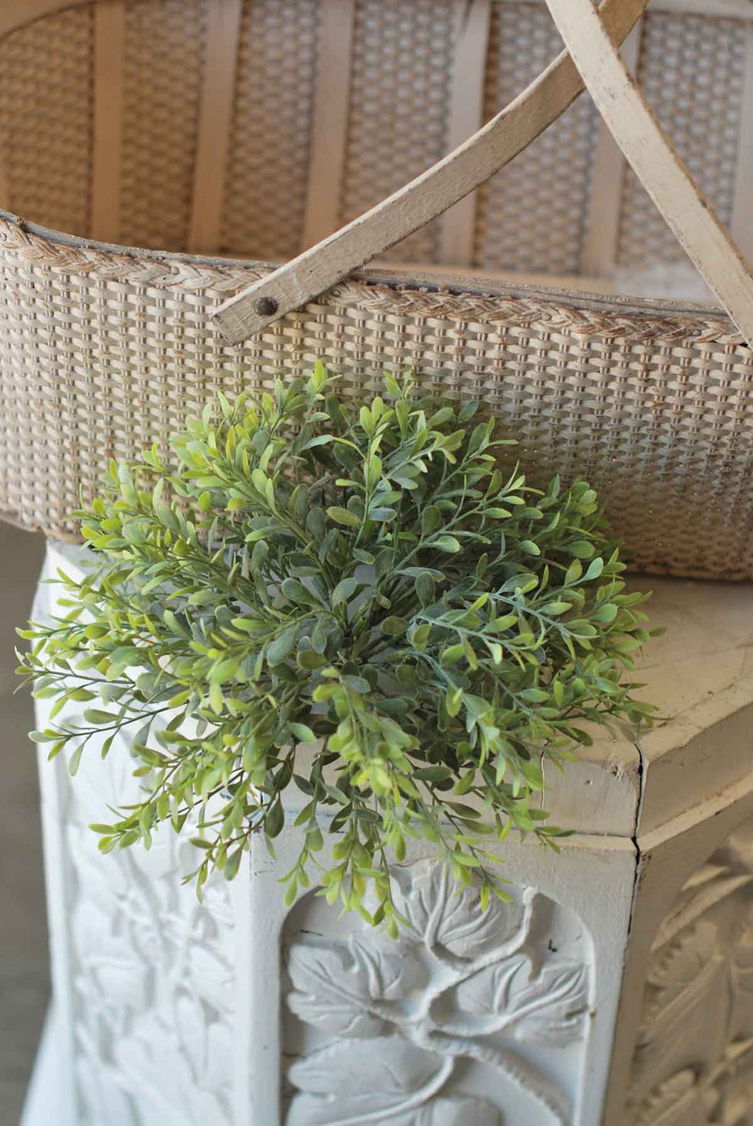 Basil Boxwood Half Sphere