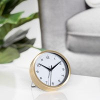 Radius Gold Alarm Clock