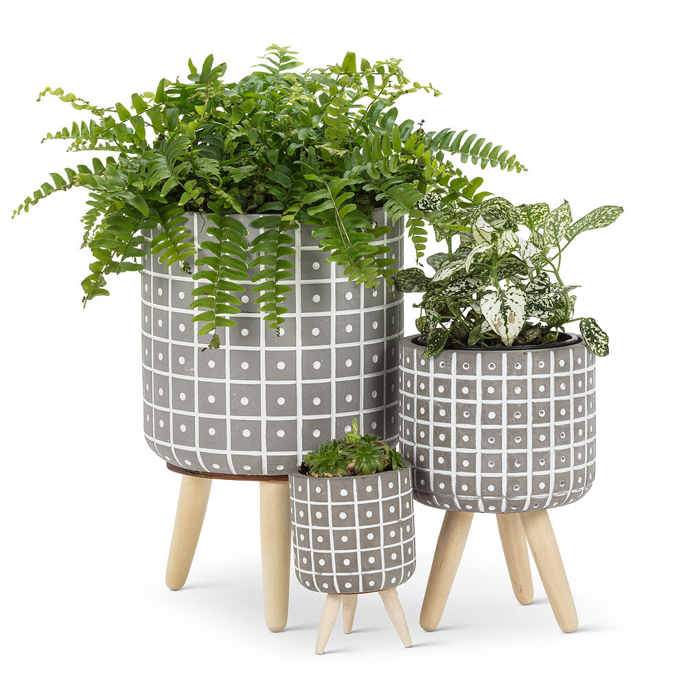 Dot Tripod Planters