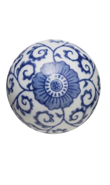Blue and White Orbs