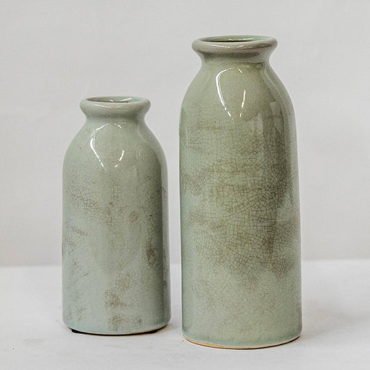 Green Vases