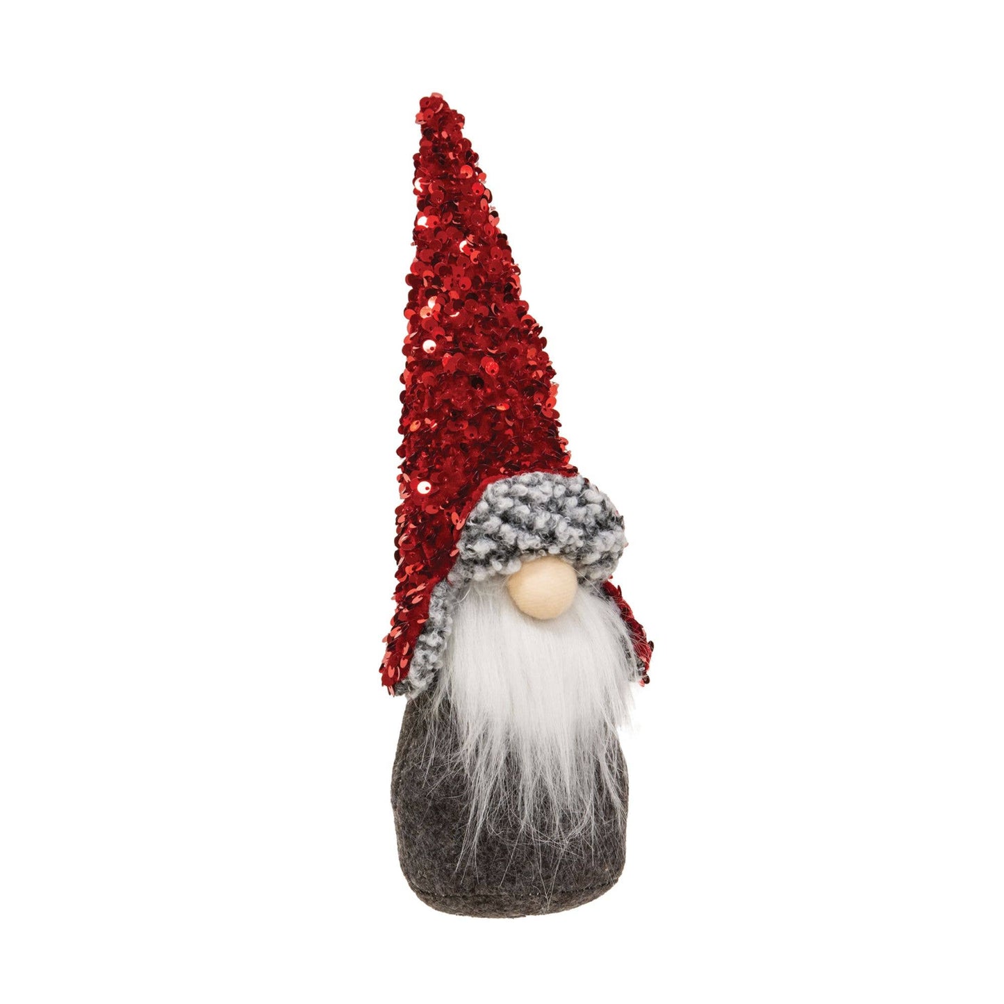 Lg Red Sequin Santa Gnome