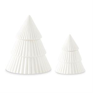 Lidded Christmas Tree Containers