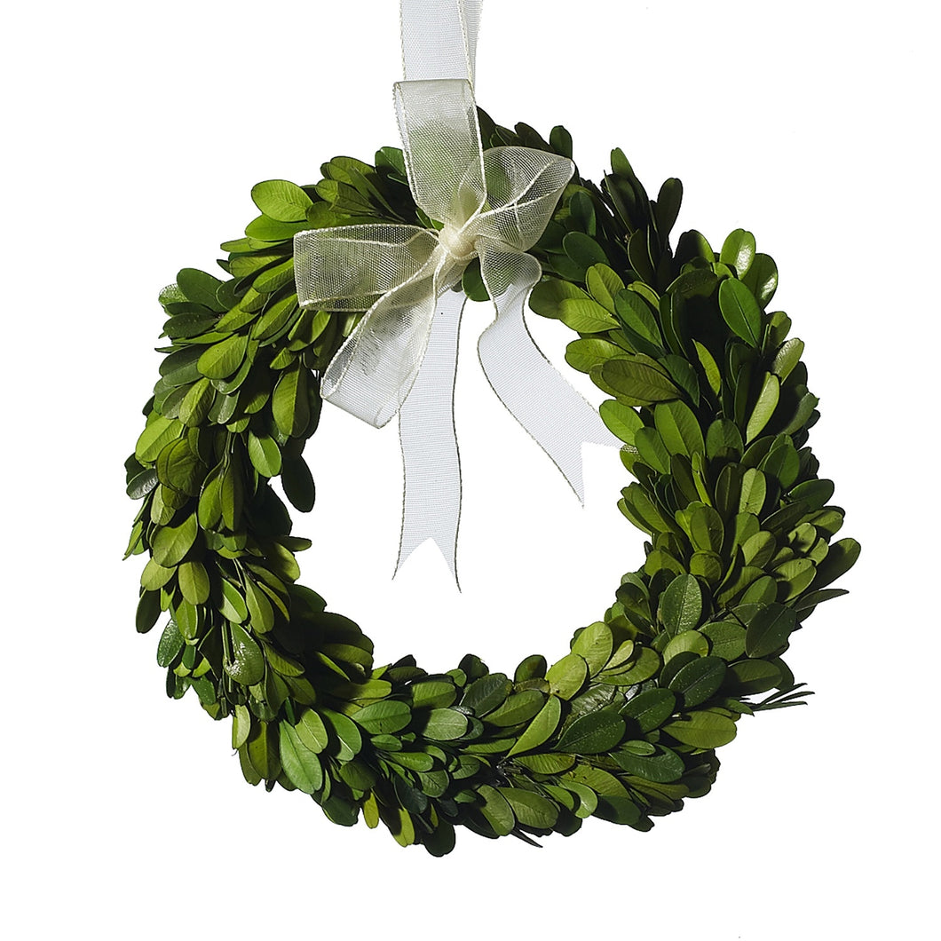 Mini Boxwood Wreath - 7.5