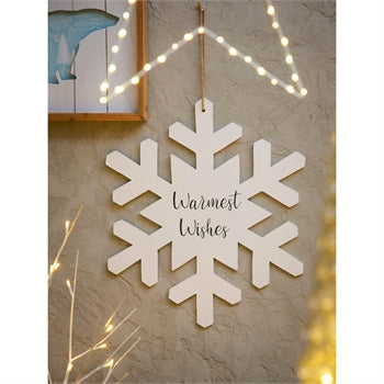 18" Snowflake Decor