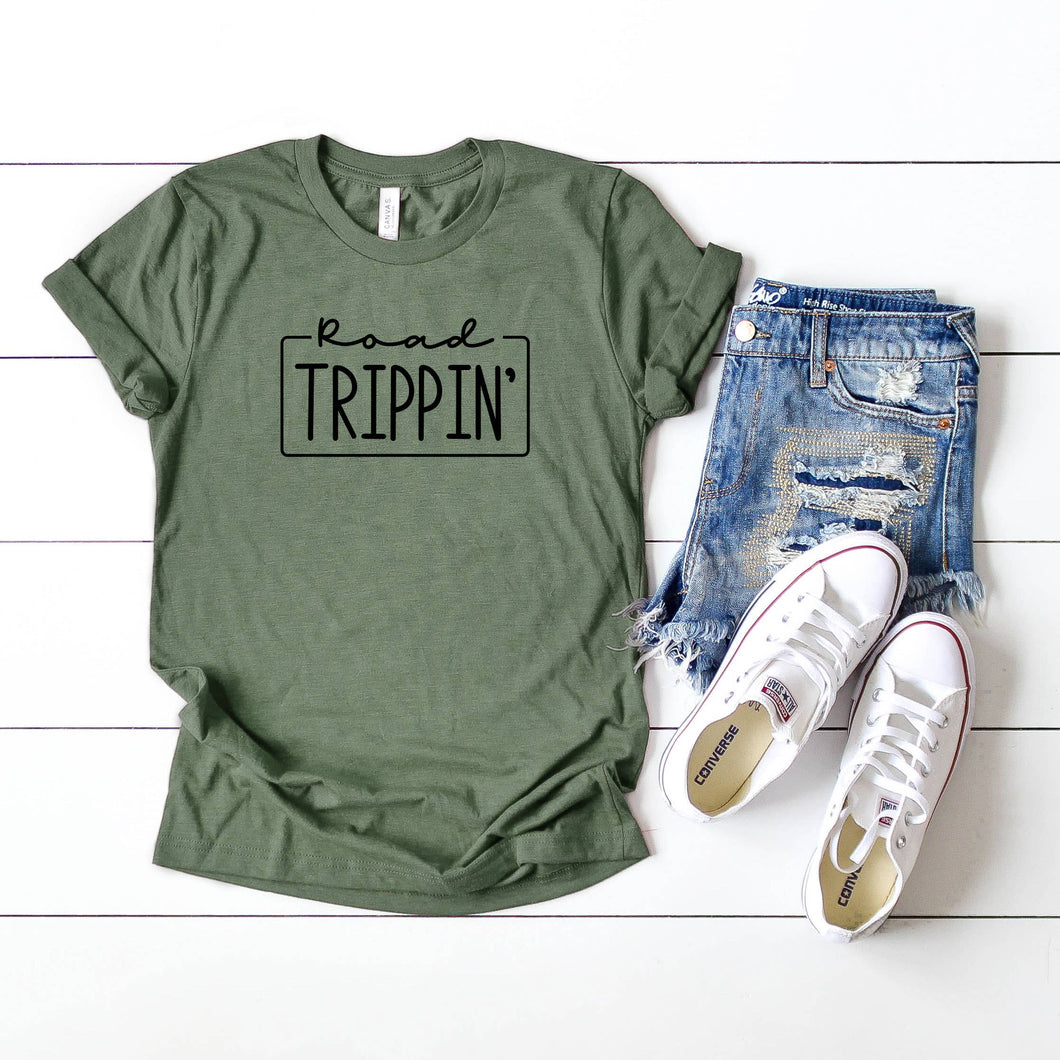 Road Trippin' Rectangle Short Sleeve Graphic Tee