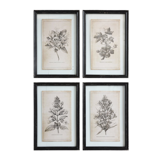 Framed Floral Set