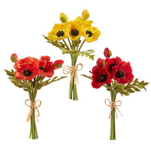 Load image into Gallery viewer, Real Touch Poppy Bouquet

