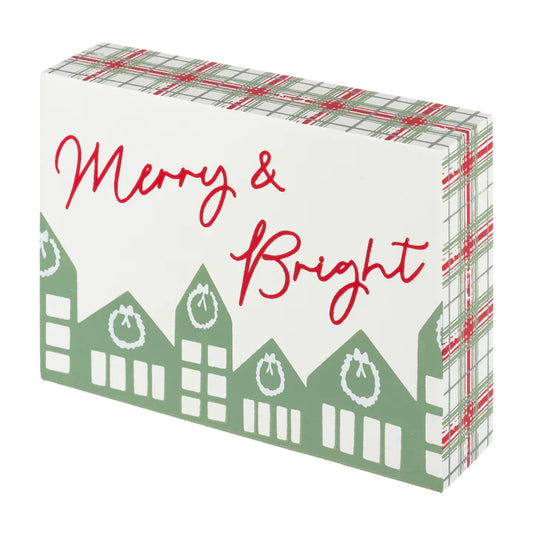 Merry & Bright Block Sitter