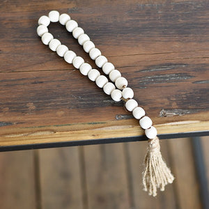 Washed Beads with Tassle